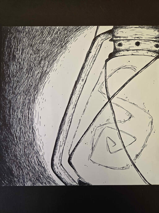 [Traditional Pen] Will-o-Wisp with in a lamp