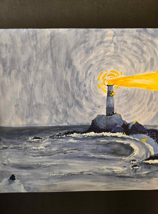 [Acrylic] Light House painting