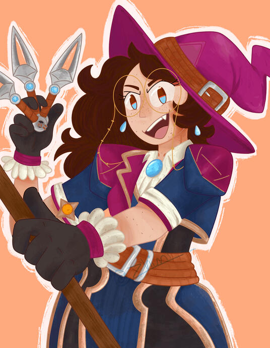 Overwatch collab w/friend (she did the lineart)