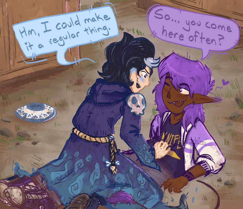 Ghost Knife Week Entry (based on a fanfic!) Ghost Knife Week Entry (based on a fanfic!)